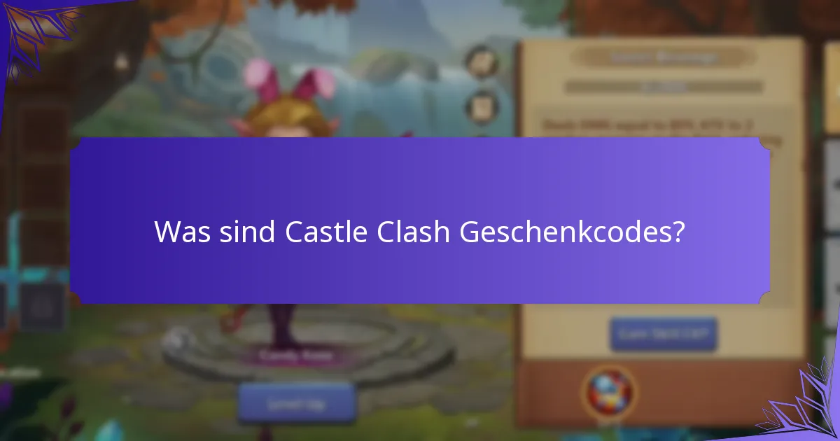 Wie löse ich Castle Clash Geschenkcodes ein?