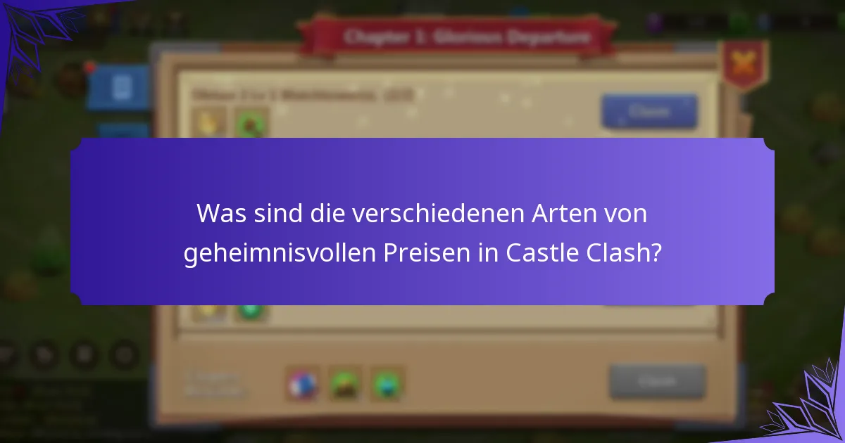 Wie funktionieren die Überraschungsbelohnungen in den Castle Clash-Events?