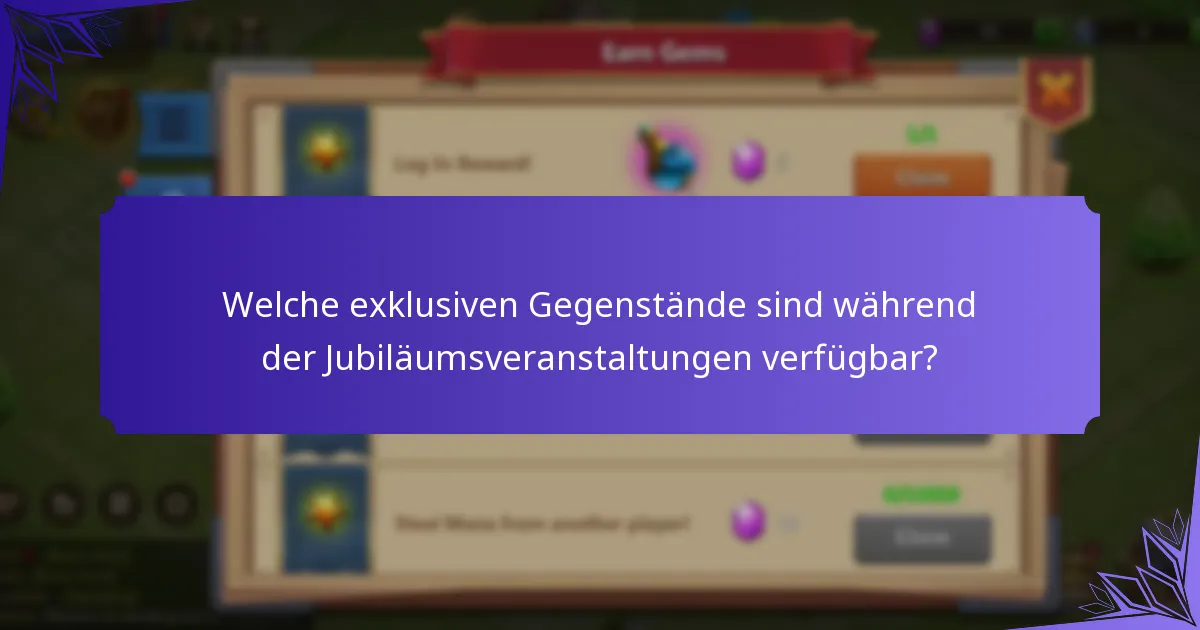Wie können die Spieler an den Jubiläumsveranstaltungen teilnehmen?
