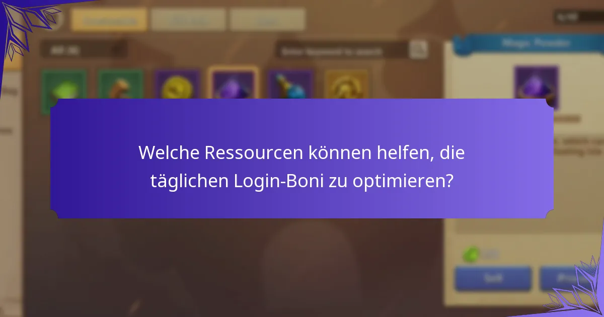 Welche speziellen Aktionen sind für tägliche Login-Boni verfügbar?