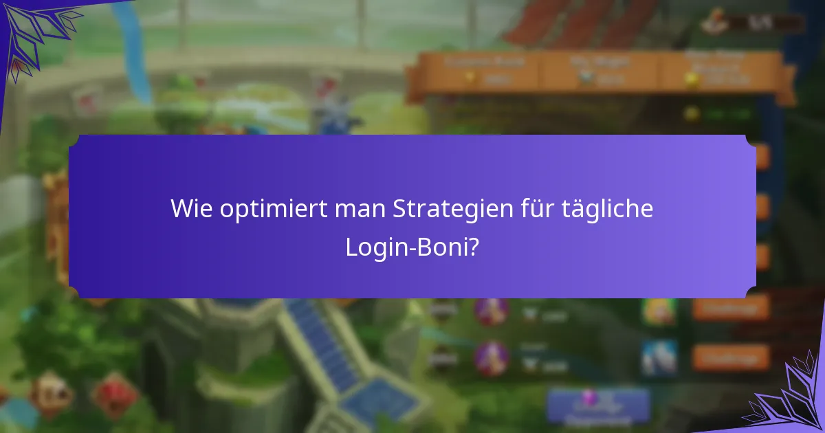 Wie optimiert man Strategien für tägliche Login-Boni?